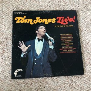 Tom Jones live vinyl